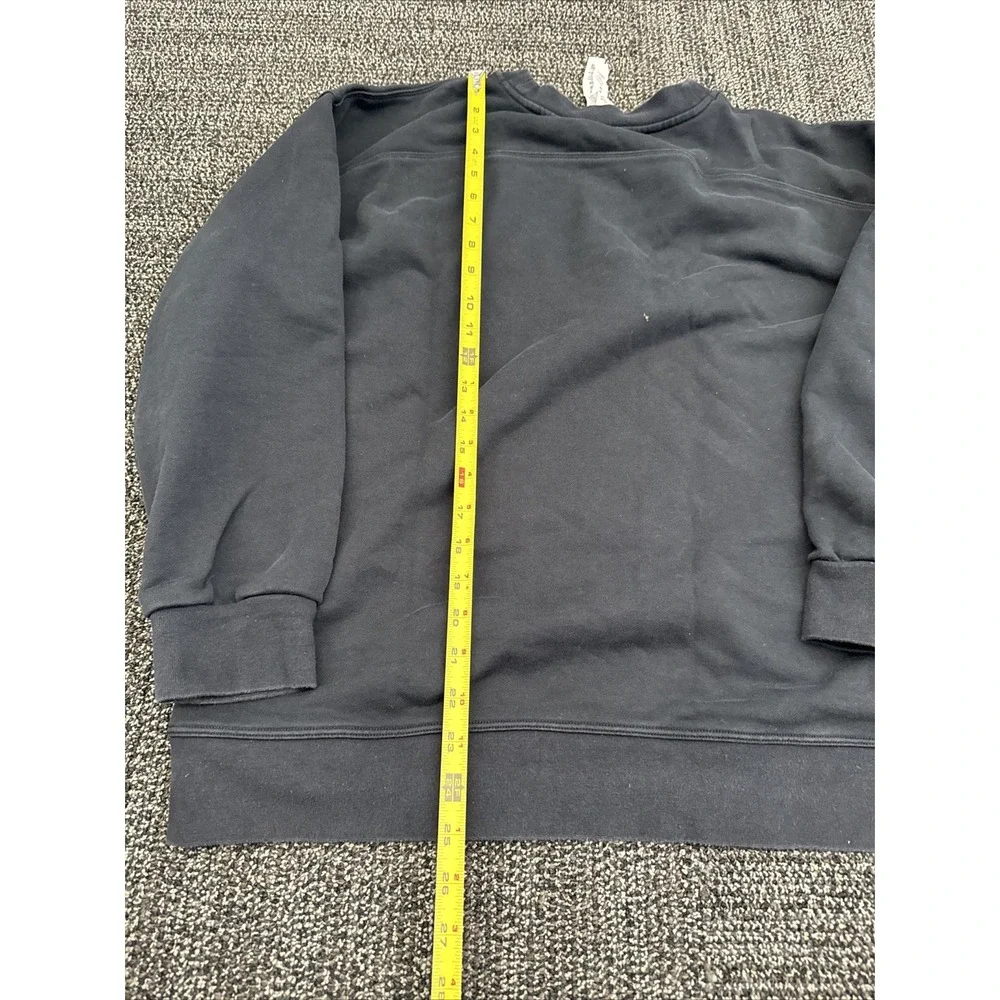 Lululemon Women's SZ 6 Oversized Crew Washed Black Spell‎ Out